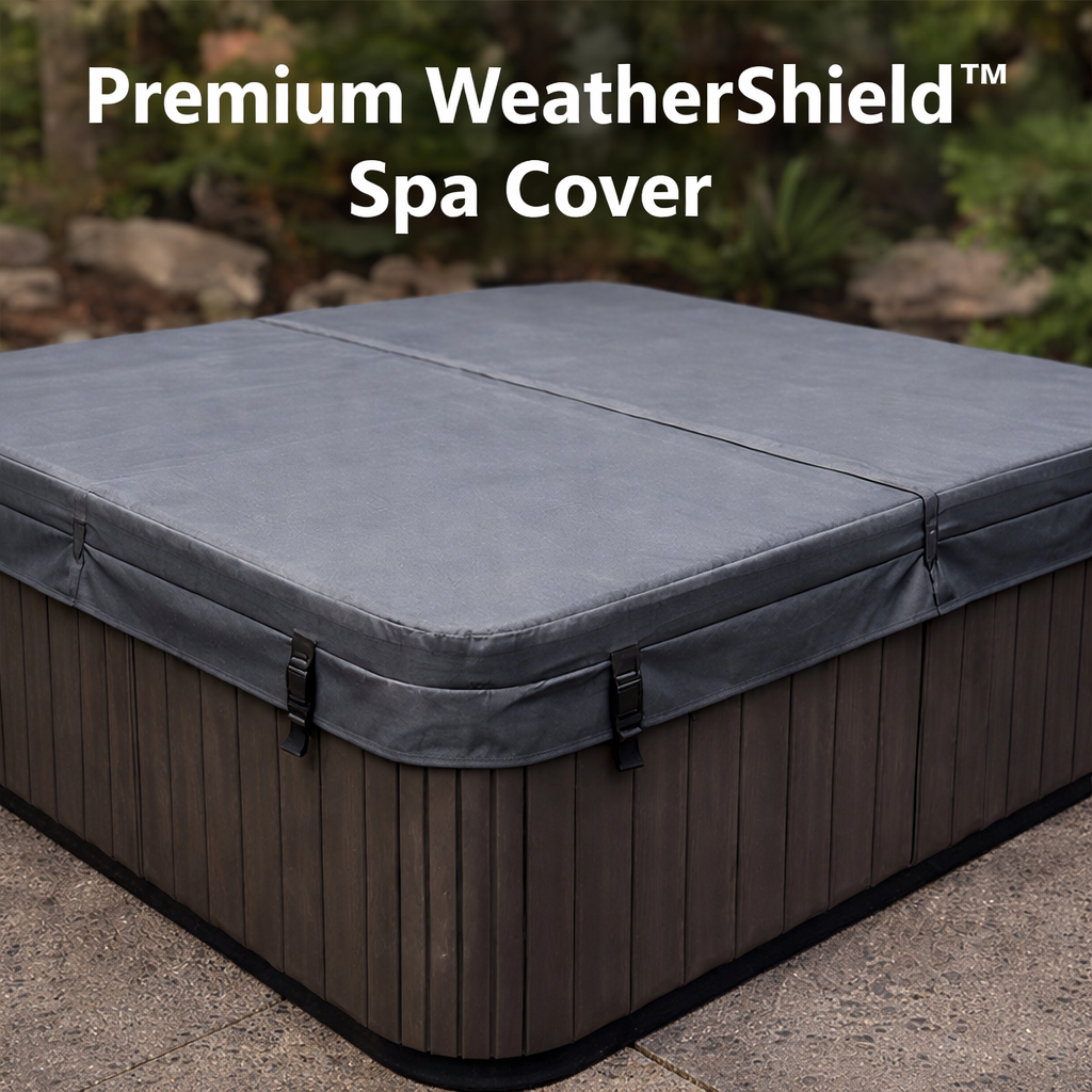Premium WeatherShield™ SPA vāks – viegls, ūdensizturīgs un UV aizsargāts SPA pārsegs