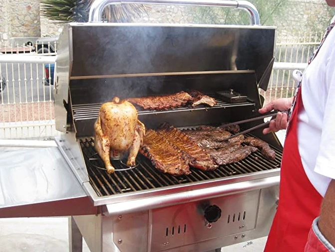 BullBBQ Bison Grill Cart – Premium ogļu grils uz ratiņiem