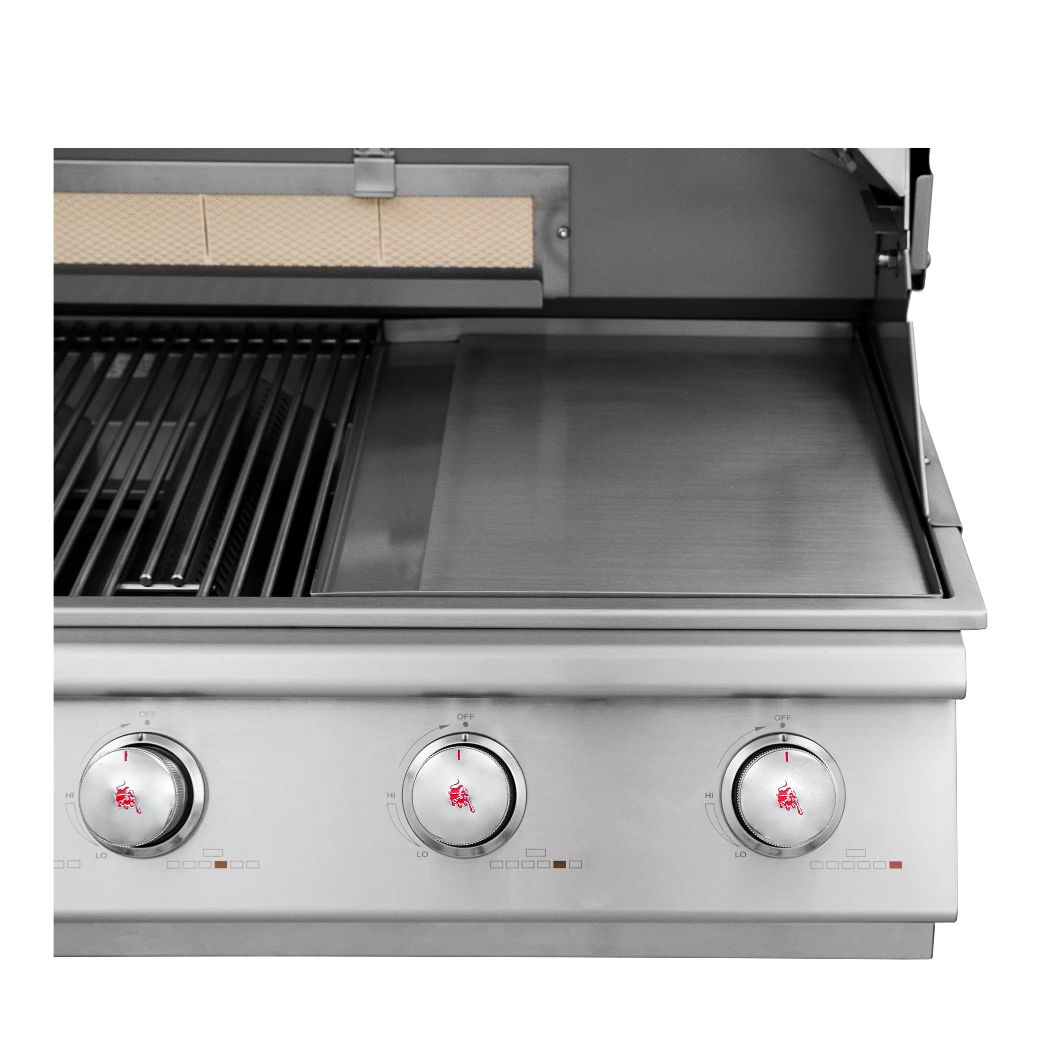Bull BBQ Removable Griddle – Slide-In Stainless Steel Griddle Plate