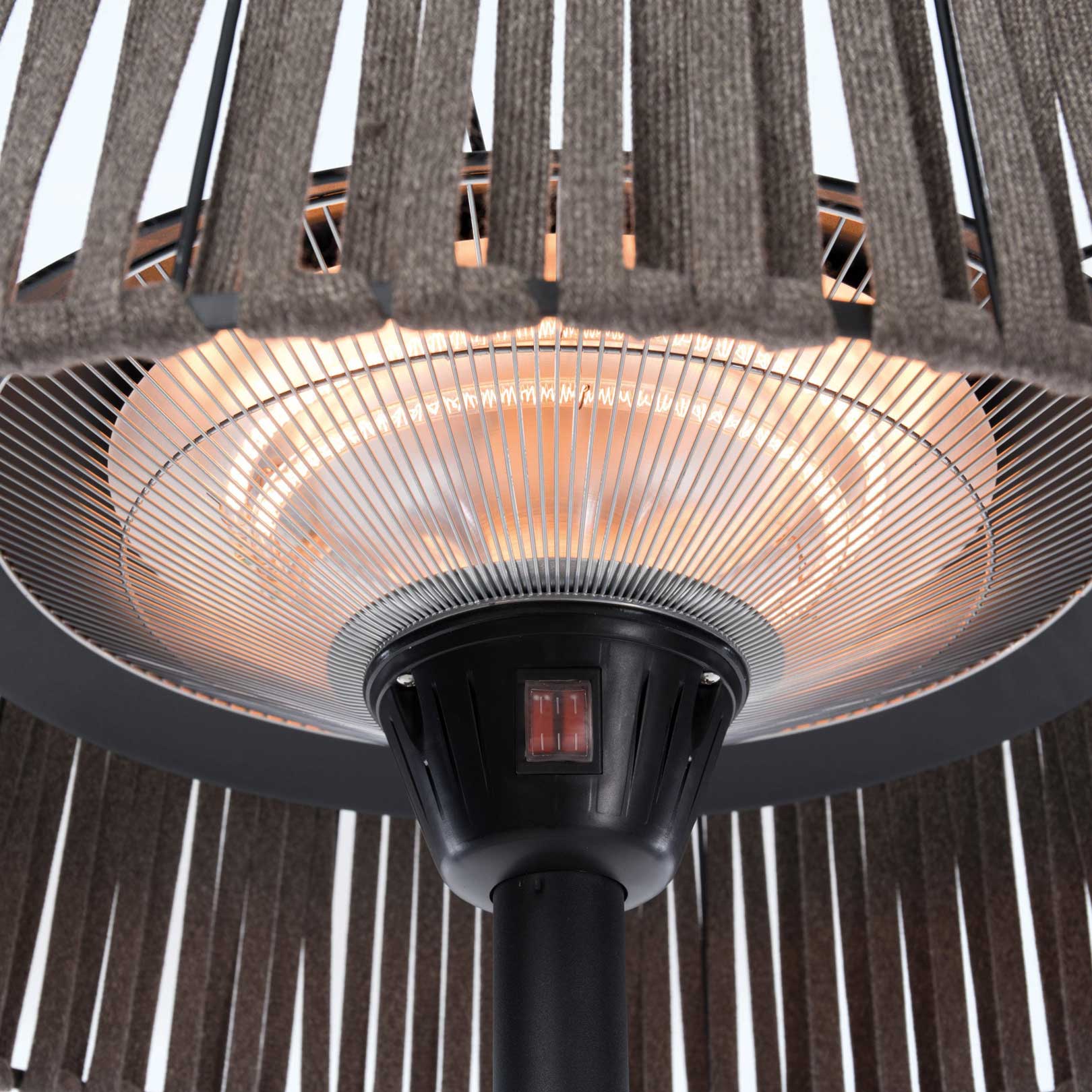 SUNRED ARTIX Corda infraraudonųjų spindulių terasos šildytuvas