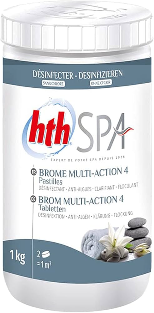 HTH Spa Bromine Multi-Action 4 tabletes SPA un kublu dezinfekcijai