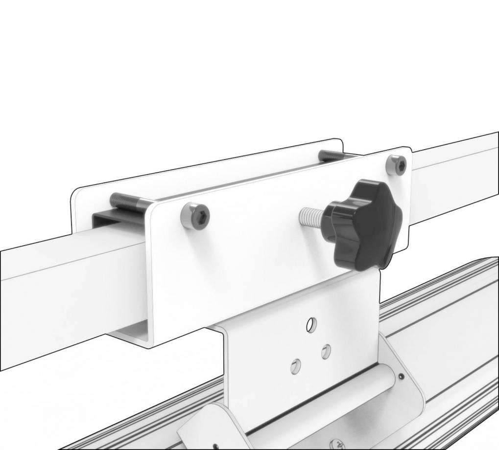 Universāla stiprinājuma kronšteins Sunred Dark tipa sildītājiem