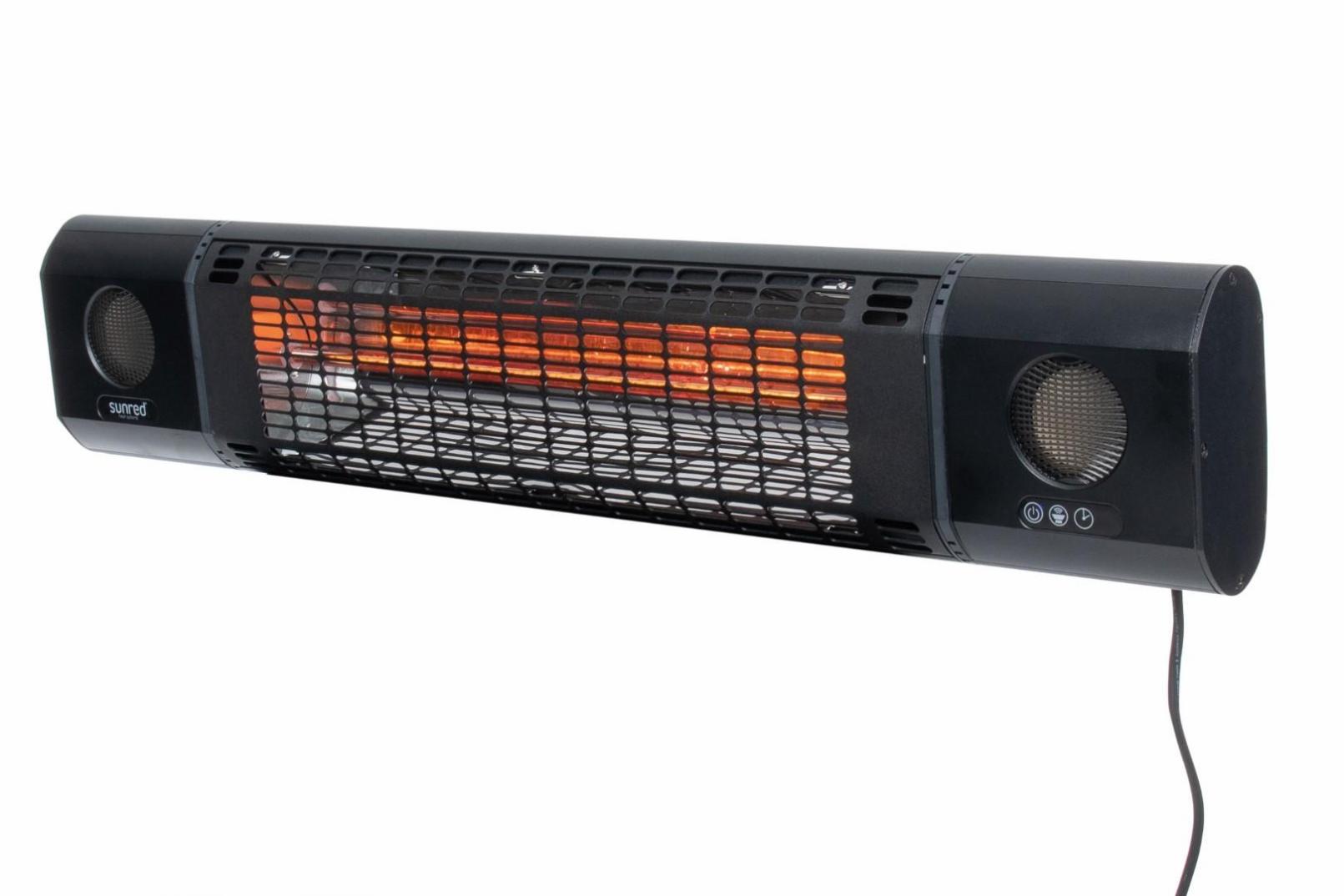 Sunred SUN and Sound sildītājs ar Bluetooth skaļruņiem 